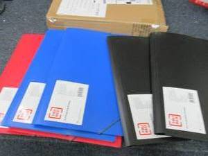 2- 6pk(12 ea) Staples Tri-Fold Plas...