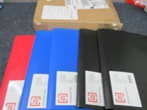 2- 6pk(12 ea) Staples Tri-Fold Plas...