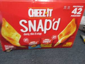 42 pks Cheez-It Snapd Snacks 100 c...