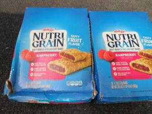 2- pks Nutrigrain Raspberry Breakfa...