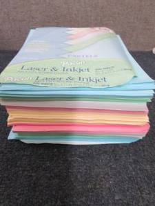Pastel Copy Paper...