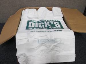 Case of 1000 Branded Plastic Mercha...