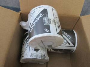 3- 500 ct Rolls 4x4 inch Corrosive ...