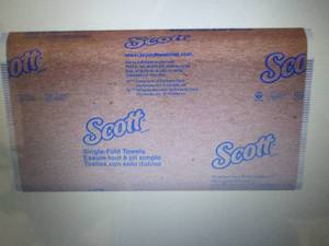 Scott Single Fold Paper Towels (017...