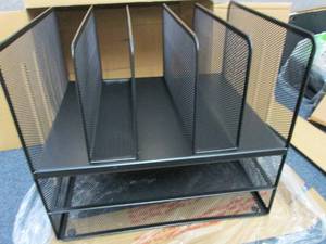 Black Metal Mesh Organizer...