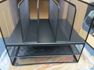 Black Metal Mesh Organizer...