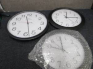 3 Wall Clocks...