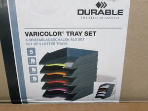 DURABLE VARICOLOR Stackable 5 Lette...