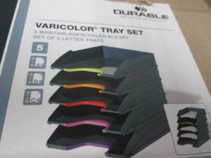 DURABLE VARICOLOR Stackable 5 Lette...