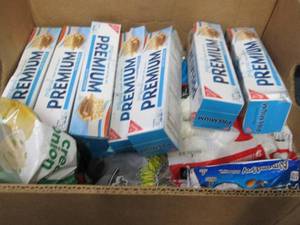 Box of Crackers & Assorted Snacks...