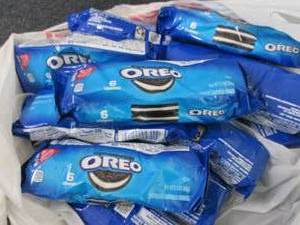 12- 2.4 oz pks Oreos...