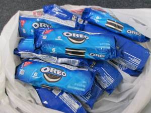 12- 2.4 oz pks Oreos...