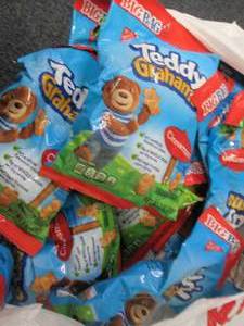12- 3 oz Bags Teddy Grahams...