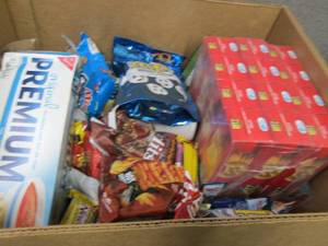 Box of Crackers &amp Snacks...