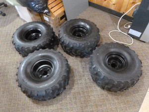 lot 1 image: Set of 4 Kenda Pathfinder ATV Tires