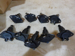 lot 33 image: 9 6-Way Trailer Adapters