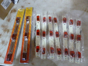 lot 78 image: 9 Strips of 3 Marker Lights