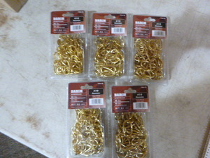 lot 136 image: 5 Packs of Baron Decorator Chain