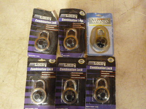 lot 194 image: 6 Combination Locks