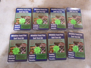 lot 274 image: 8 Wildlife Food Plot Soil Test Kits
