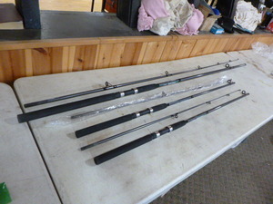 lot 305 image: 3 Hurricane Seahawk Rods