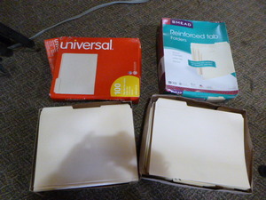 lot 345 image: 2 Boxes of File Folders