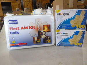 lot 351 image: First Aid Kit and Bandages