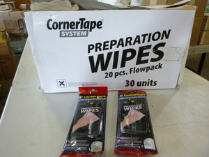 lot 352 image: Box of Corner Tape Preparation Wipes