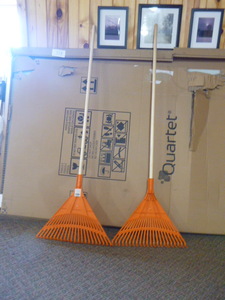 lot 412 image: 2 Lawn Rakes