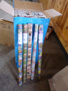 lot 433 image: Case of Kids Gift Wrap Paper