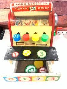 Vintage 1974 Fisher Price Cash Register # 972
