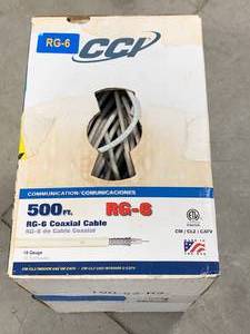 Box of RG-6 Coaxial Cable