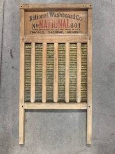 Vintage National Washboard Top Notch #801