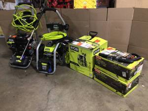 Mix Lot of Ryobi Outdoor Tools, Pressure washers- Customer Returns - Review all pictures