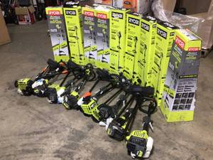 Pallet of Ryobi Trimmers, Various Sizes and Conditions - Review all pictures