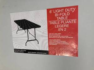 Folding Poly Table