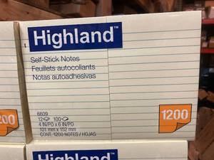 Lined Large Sticky Notes