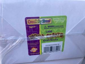 Bulk Wood Craft Sticks