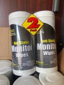 Anti-Static Monitor Wipes