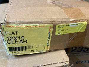 Poly Clear Bags