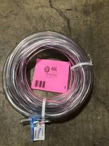 lot 7 image: 12 in. I.D. x 58 in. O.D. x 20 ft. Clear Vinyl Tubing by UDP Customer Returns See Terms on Auction