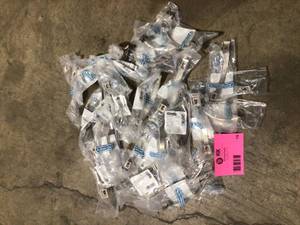 lot 15 image: Lot of Amerock Candler 5-116 in (128 mm) Center-to-Center Satin Nickel Drawer Pull Customer Returns See Terms on Auction