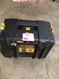 lot 71 image: DEWALT TOUGHSYSTEM 2.0 22 in. Extra Large Tool Box  Customer Returns See Terms on Auction