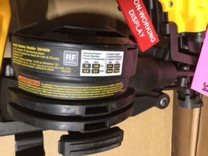 lot 34 image: DEWALT Pneumatic 15° Coil Roofing Nailer Customer Returns See Terms on Auction