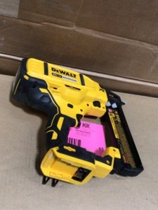 lot 65 image: DEWALT 20-Volt MAX XR Lithium-Ion Cordless 18-Gauge Narrow Crown Stapler (Tool-Only)   Customer Returns See Terms on Auction