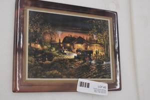 lot 2 image: Terry Redlin Plate