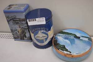 lot 20 image: Hershey Canisters