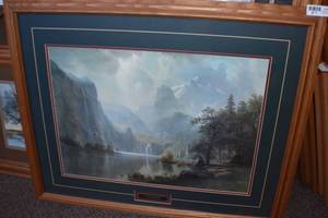 lot 63 image: Mountain Scene Print