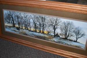 lot 61 image: Winter Scene Print