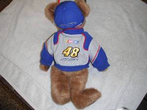 lot 9 image: Jimmie Johnson Boyds Racing Bear